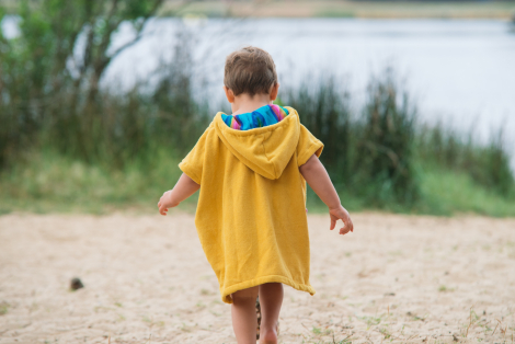 Little Sunshine Baby Surf Poncho Hooded Towel
