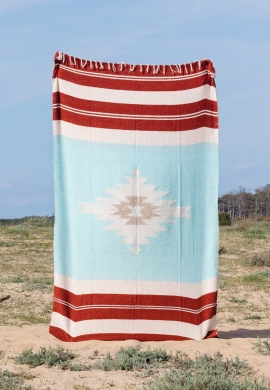 seaglass mexican blanket