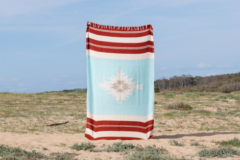 seaglass mexican blanket