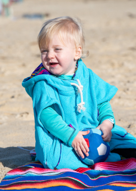 Caribbean Baby Surf Poncho Hooded Towel