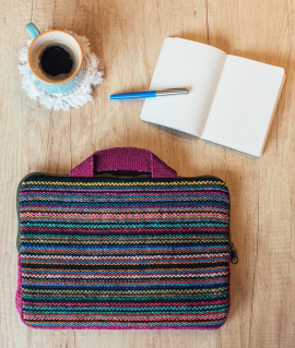 Wool Laptop Sleeve 7 Handmade Wool Laptop Sleeve / 13 & 15 inches laptop bag / Rainbow