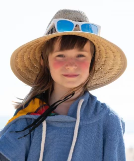 Kids Straw Hat - Lifeguard Straw Hat for Boys & Girls